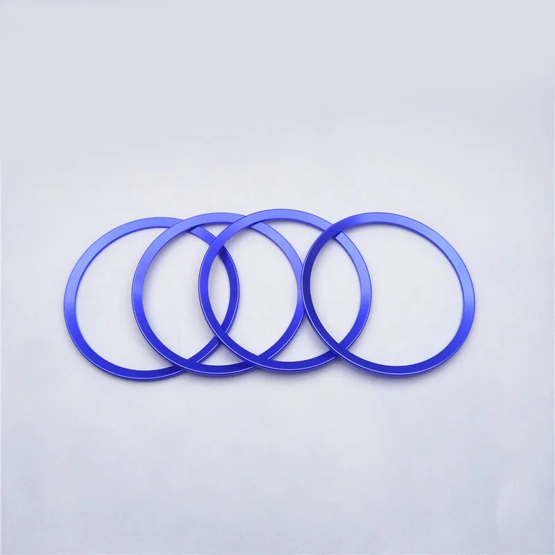 

4pcs/Set Car Styling Aluminum Alloy Wheel Hub Cover Decorative Circle Trim For Peugeot 307 308 207 3008 2008 407 508 Accessories
