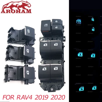 

Power Window Switch Set for Toyota RAV4 RAV 4 2019 2020 Lighted LED Left Driving Backlight 84040-06070 84040-33170 84040-10020