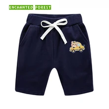 Шорты с героями мультфильмов для мальчиков летние детские штаны из хлопка повседневные спортивные шорты с эластичной резинкой для малышей Шорты для мальчиков