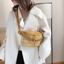 TOYOOSKY/женские сумки через плечо из искусственного меха, зимняя теплая сумка-мессенджер через плечо, сумка на талию, женская сумка на цепочке для путешествий