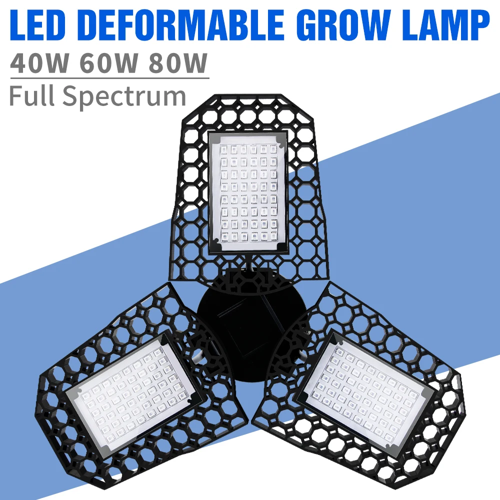 

40W 60W 80W E27 LED Full Spectrum 220V Grow Lamp E26 Greenhouse Plant Light LED Seedling Fito Lamp LED Growing Bulb Fitolampy