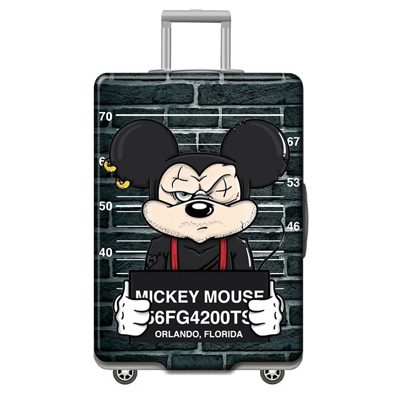 G-Luggage cover HMUNII мультфильм шаблон Дорожный чемодан защитный чехол для 18 ''-32'' багажный чехол Аксессуары для путешествий Эластичный Чемодан пылезащитный чехол - Цвет: G-Luggage cover