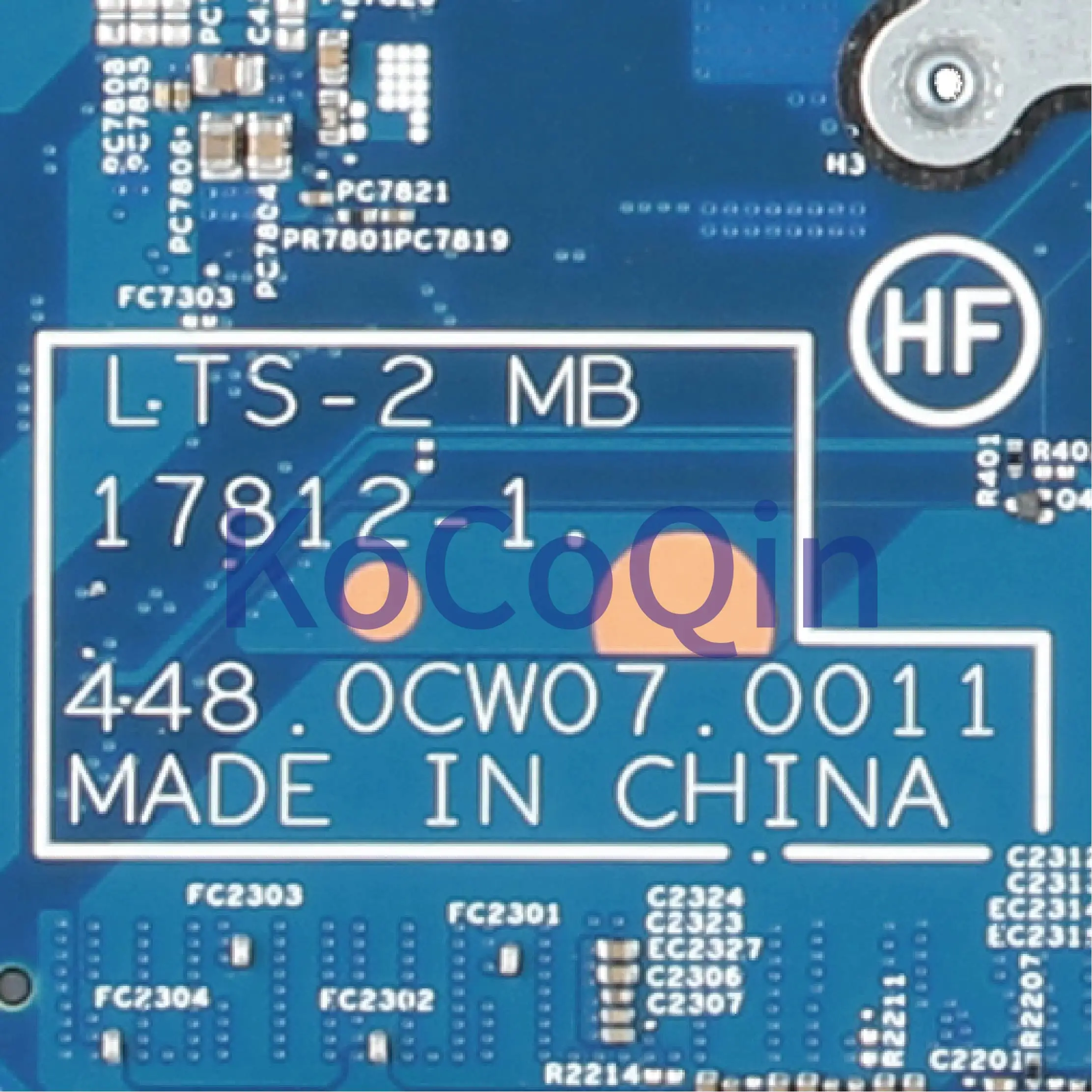 Very best  KoCoQin Laptop motherboard For LENOVO Thinkpad T580 Core SR3L8 i7-8650U Mainboard 01YR258 17812-1