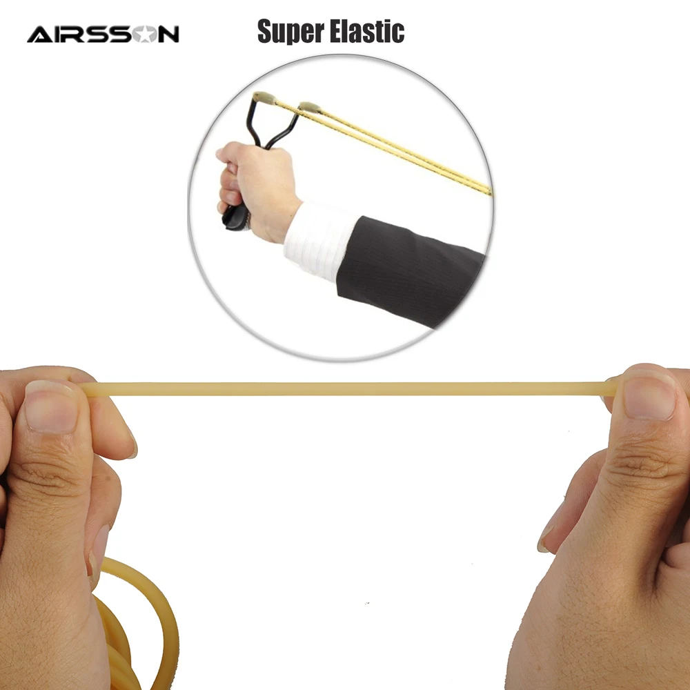 4mm x 6mm Slingshot Natural Latex 1m Rubber Tube Outdoor Hunting Shooting High Elastic Tubing Band Tactical Catapult Sling Part