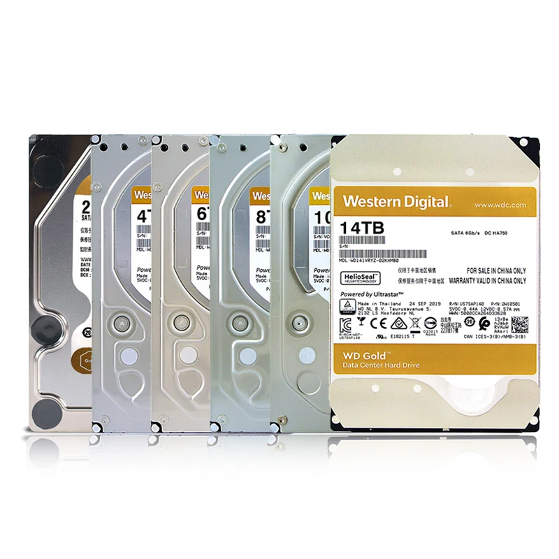 WD Western Digital Gold HDD 2 ТБ 4 ТБ 6 ТБ 8 ТБ 10 ТБ 14 ТБ Hdd Sata 3,5