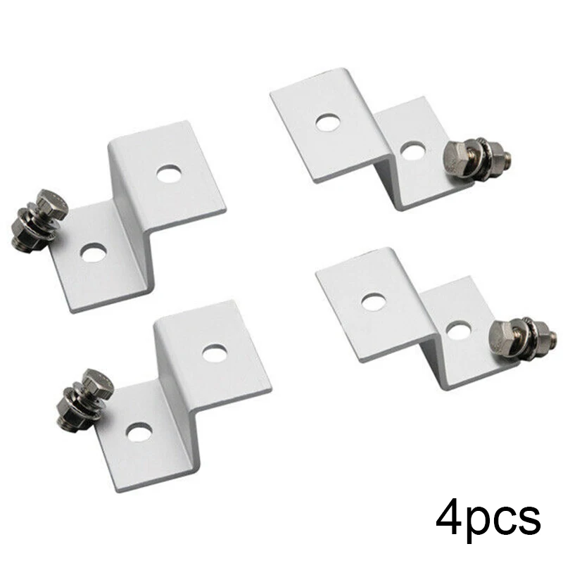 

4pcs/Set Solar Z Brackets Aluminum Alloy Wall Mounting Flat Energy Panel Hardware Supply Power Carvan Roof Parts