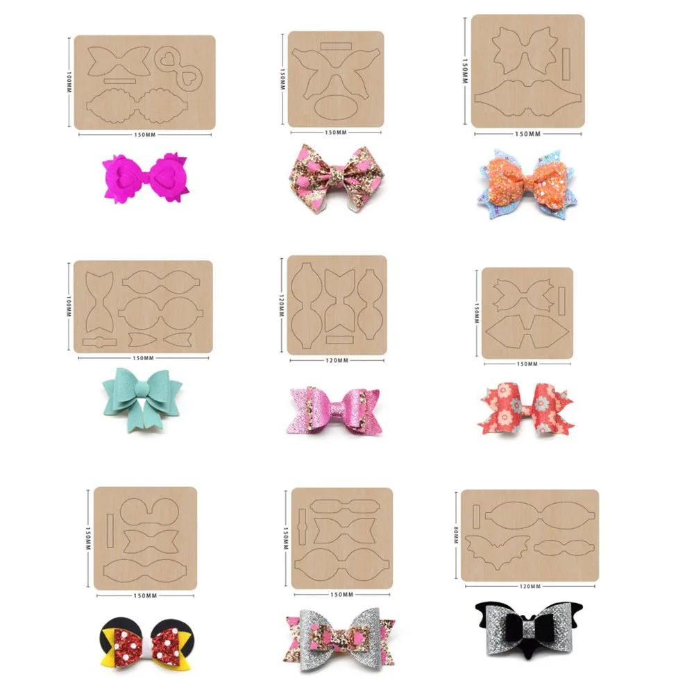 

Bow handmade Cutting dies Mold 2021 new die cut &wooden dies Suitable for common die cutting machines on the market