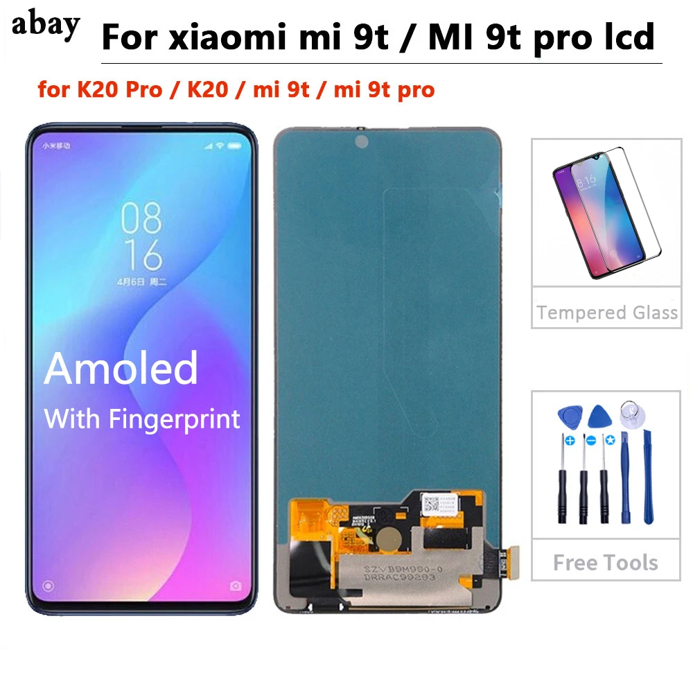 6.39'' Amoled For XiaoMi Mi 9T Pro mi9t Original LCD for Redmi K20 Pro