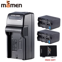 Mamen 2 шт. NP-F960 NP-F970 NP F970 F960 NPF970 цифровой Батарея+ один Зарядное устройство для sony DCR-VX2100 DSR-PD150 DSR-PD170 FDR-AX1