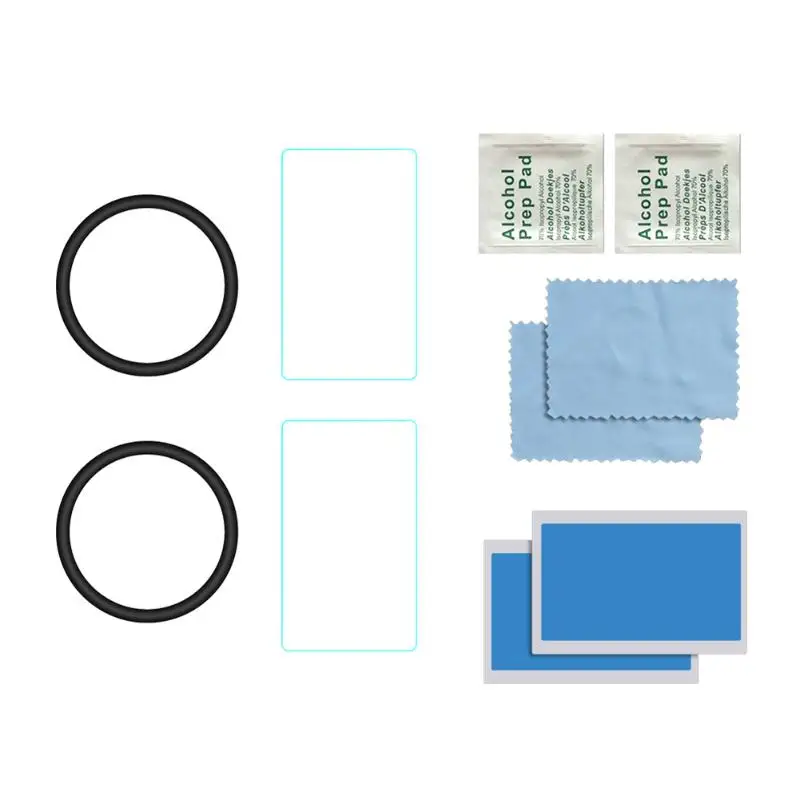 

2pcs Tempered Glass Screen Protectors Classic Colors and Simple Durable Design 2pcs Lens Covers for GoPro Max Camera