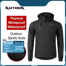 KUTOOK giacca sportiva invernale giacca a vento cappotto Soft Shell moto equitazione MTB escursionismo pesca impermeabile termico caldo capispalla uomo