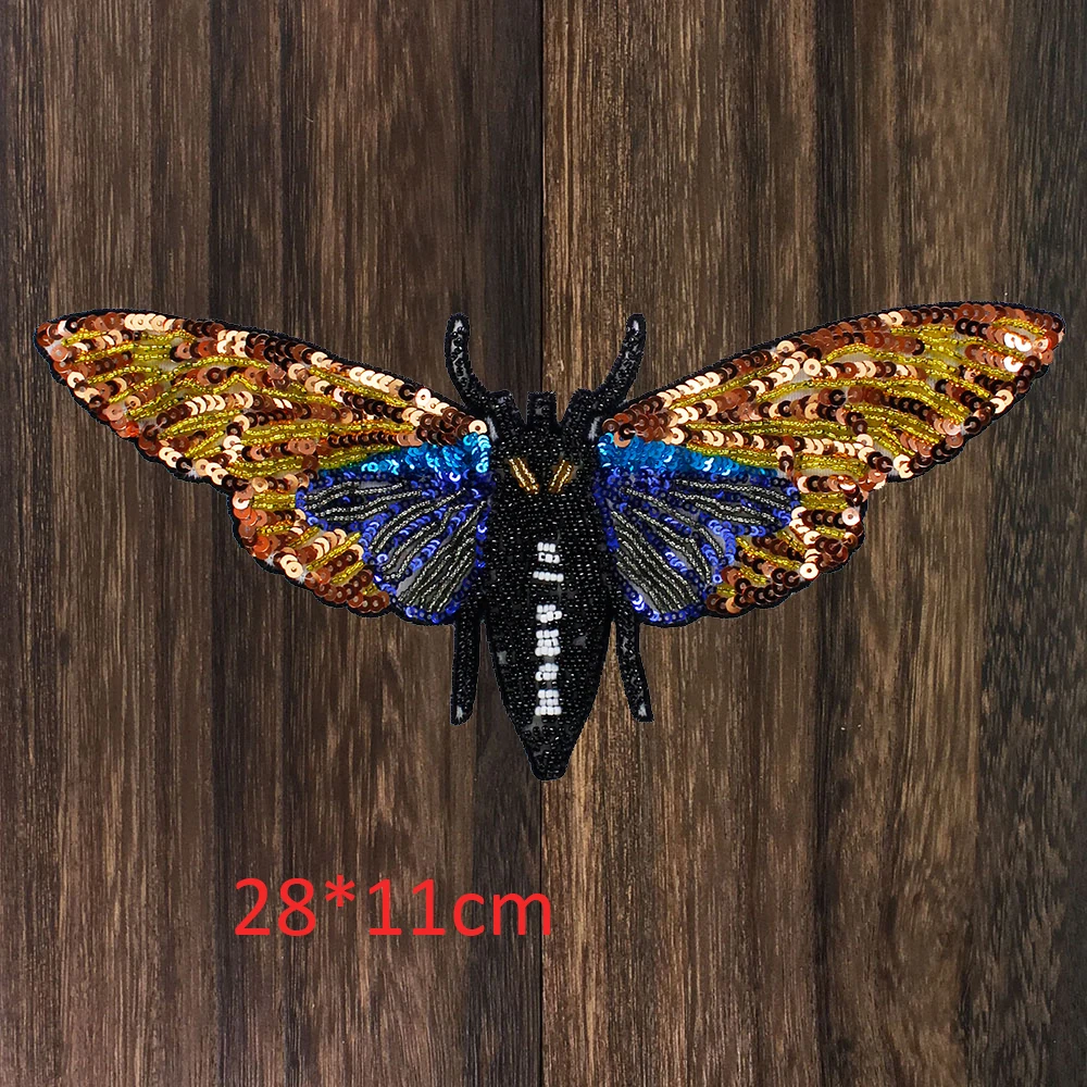 Exquisite Princess Cat Fox Flower Embroidery Bead Bee Sequin Patch DIY Jacket Backpack Decorative Sewing Applique TH733