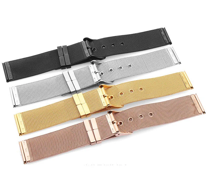 Ремешок для часов, ремешок для Apple Watch, ремешок для Apple, 3, 4 поколения, Iwatch, миланские часы с 38, 40, 42, 44 мм, Мужская Золотая Пряжка, ремешок