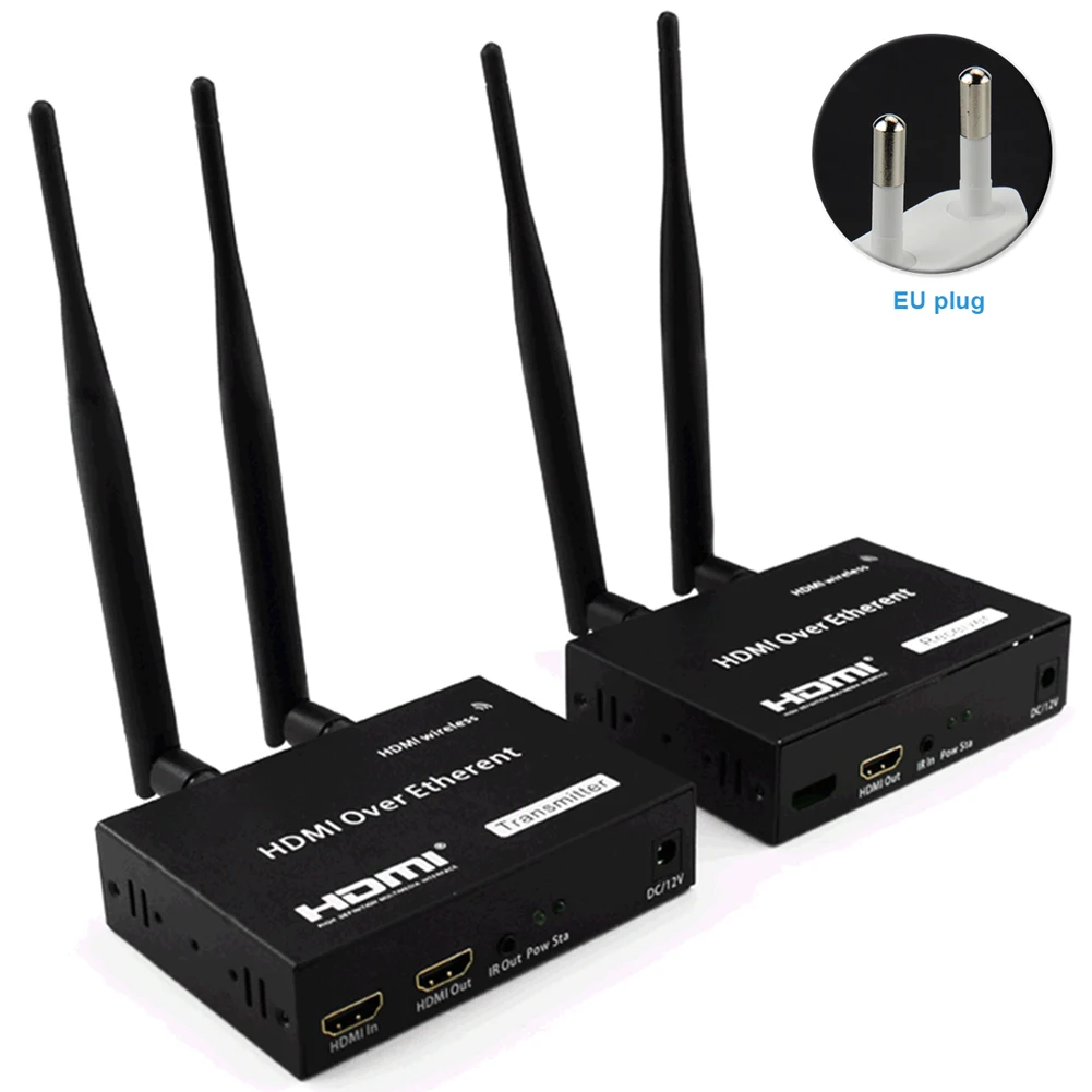 

200m Entertainment Signal Send Replacement Home Transmitter Set Adapter HDMI Extender Audio Video Wireless Receiver TV WIFI