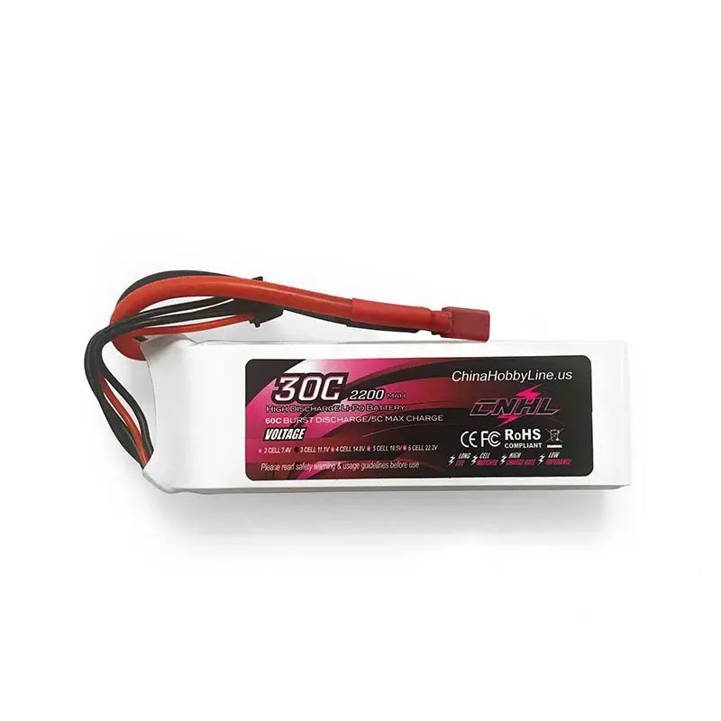 Высокое качество 1/2/4 шт. CNHL 2200 мАч 3S 11,1 V 30C Lipo Батарея с XT60 разъем для FPV гоночного дрона с дистанционным управлением аксессуары «сделай сам»
