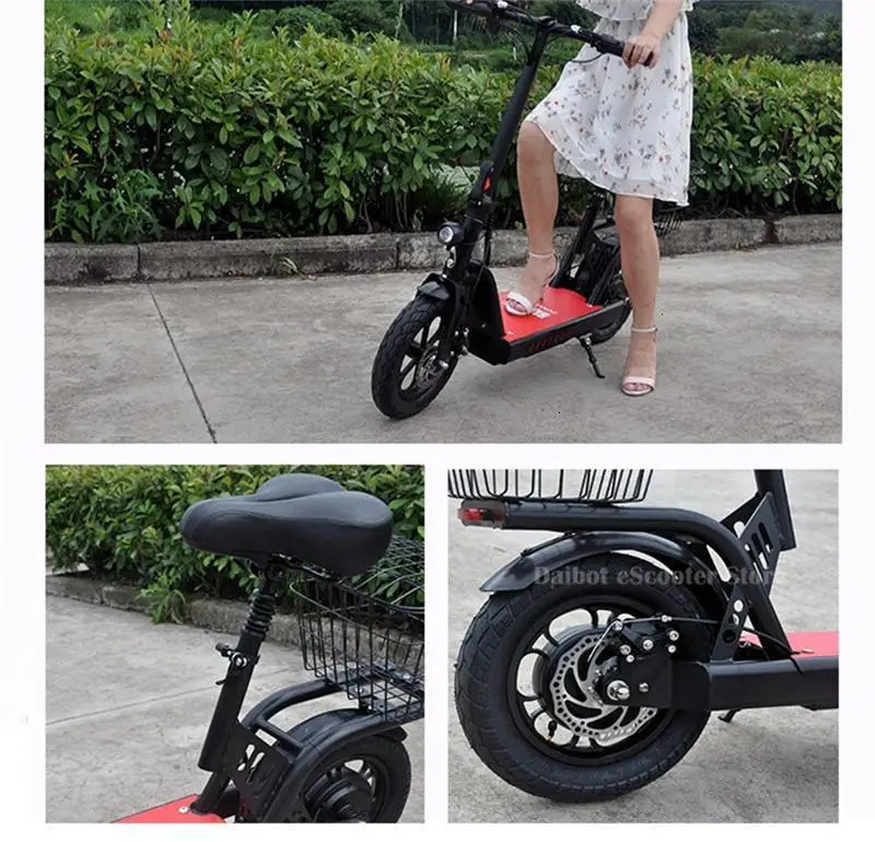 Daibot Electric Bike 400W 48V Two Wheels Electric Scooters 12 Inch Folding Powerful Electric Scooter 20AH Max Range 80KM (9)