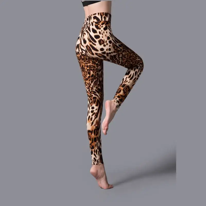 YSDNCHI Work Out Legging Sporting New Leopard Print Pants Women High Waist Legings Fitness Gym Push Up Trousers carhartt leggings