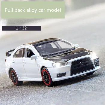 

1:32 Alloy Car Model Pull Back Simulation Sports Car Model Toy with Sound and Light To Open The Door Children's Toys