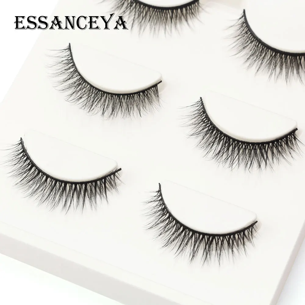 ESSANCEYA 3 пары натуральные накладные ресницы наращивание ресниц Инструмент Maquillage Cilios ресницы искусственные Cilios сексуальные лахсы - Цвет: MAG7006-3D53