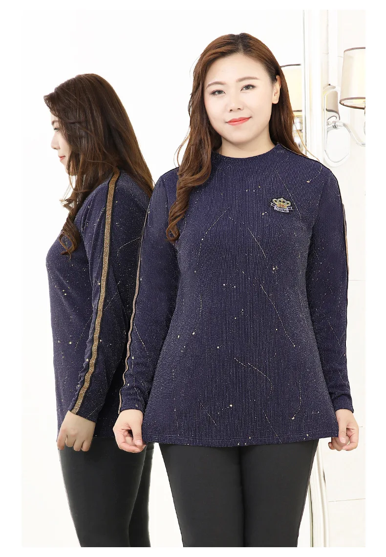 TUHAO, хорошее качество, большие размеры 10XL 8XL 6XL 4XL, Женская Офисная рубашка с длинными рукавами, Элегантные повседневные топы для мам среднего возраста WM04