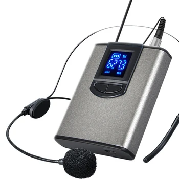 

Wireless Microphone Public Speaking Lapel Headset UHF Professional Receiver Transmitter Hands Free Strong Compatibility Teaching