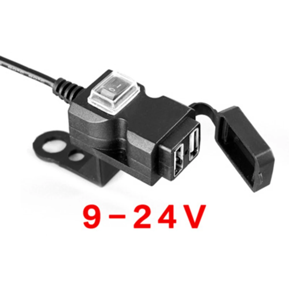 Универсальное водонепроницаемое зарядное устройство 9 в 24 с двумя USB разъемами и