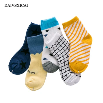 

Daivsxicai Winter Socks Baby Stripe Warm Cotton Socks For Children Comfortable Breathable Kids Tube Socks 5pairs/lot