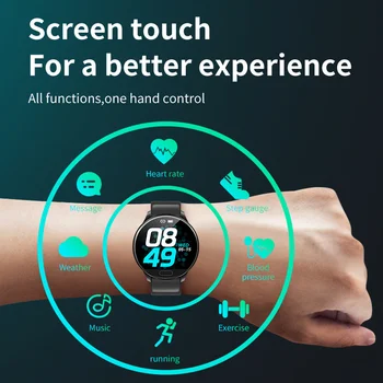 

2019 Men Sport Smart Watch Women Russian Smartwatch Blood Pressure Call Reminder Heart Rate Calorie For iPhone Huawei Samsung
