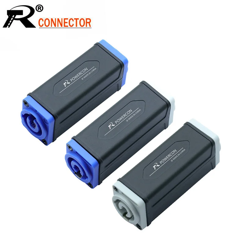 100 шт./лот 3 Pin Мощность Con муфта 20A/250V светодиодный AC переходник удлинитель для