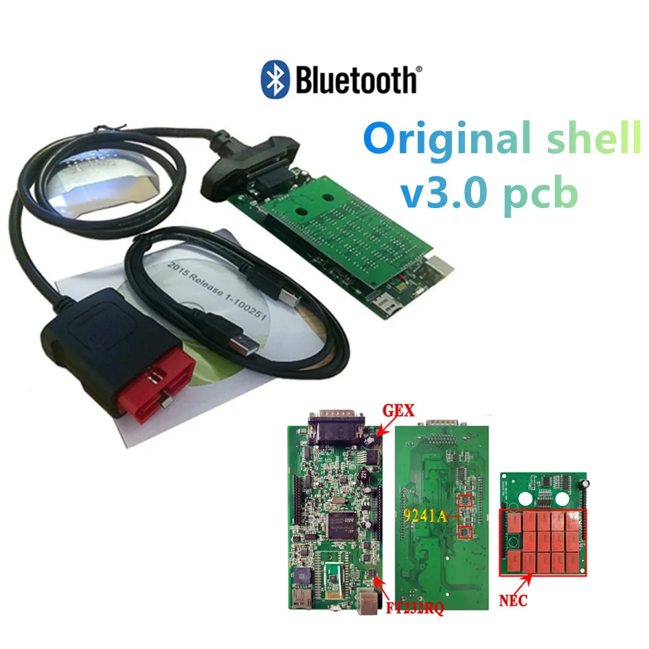 2017 3 R3 с генератором ключей новый vci Bluetooth для автомобильных грузовиков delicht v3.0 v8.0