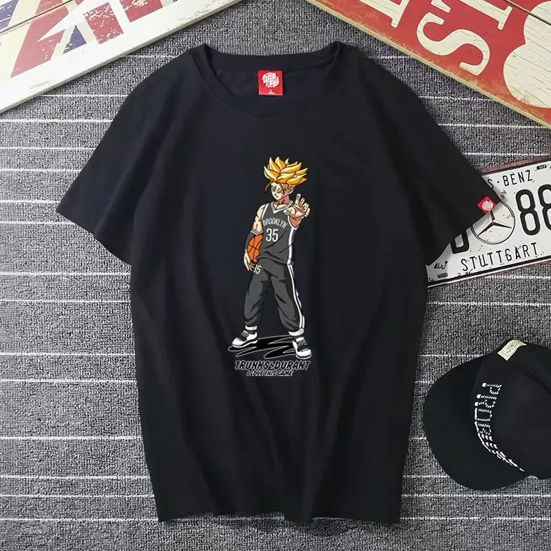 Dragon Z Ball футболка Сон Гоку Супер Saiyan мультфильм Футболка Harajuku японский аниме косплей модные забавные мужские хлопковые с коротким рукавом - Цвет: J