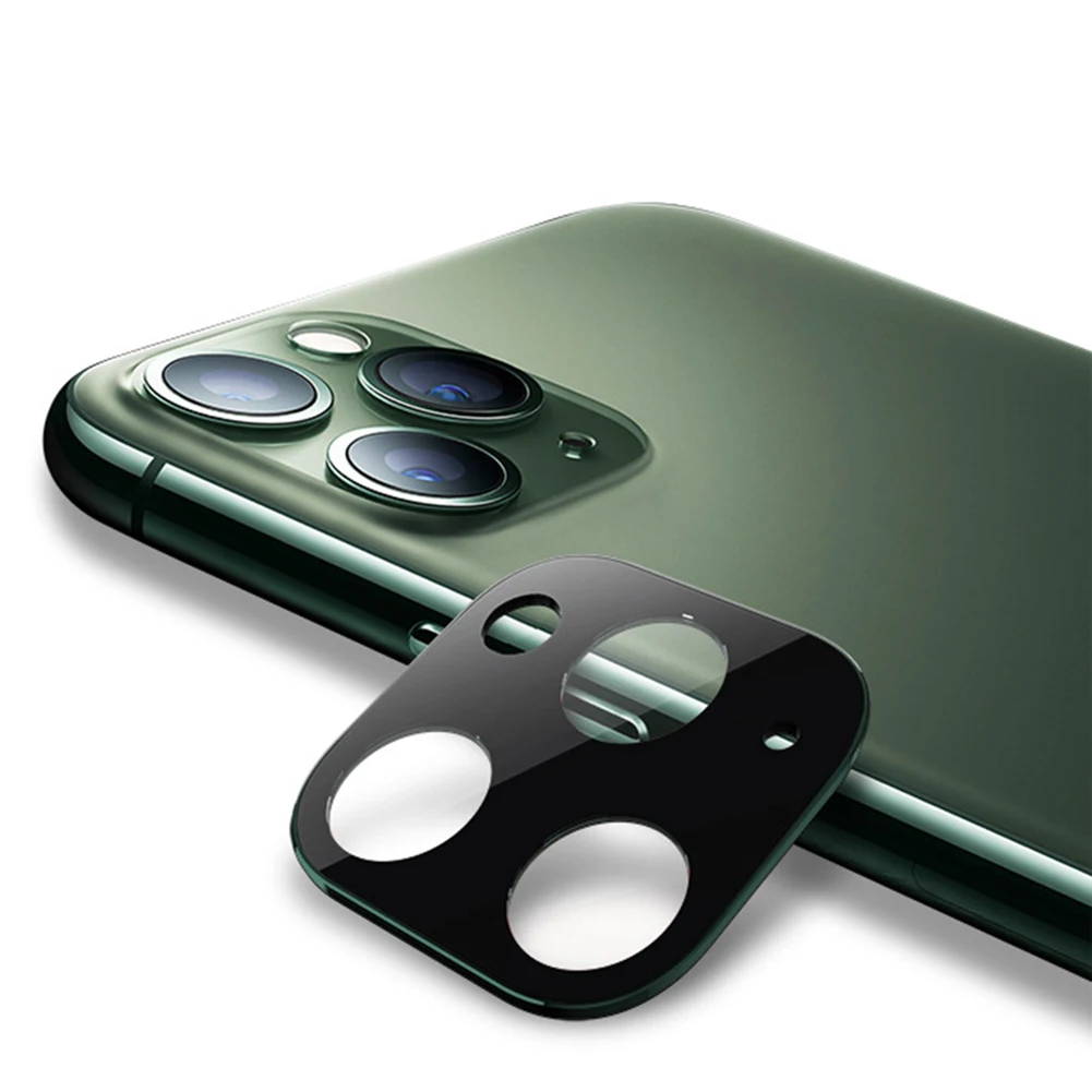 Закаленное стекло объектив камеры секундная Замена для iPhone 11 защитное кольцо Крышка для iPhone X XS MAX камера защитная крышка