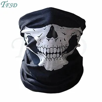 

Motorcycle Face Mask Ski Skull Half Face Mask Halloween Ghost Scarf Multi Use Neck Warmer балаклава for Aprilia Ducati Yamaha