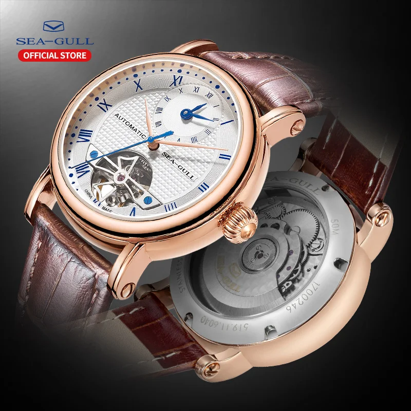 

Seagull watch automatic mechanical watch 40mm self winding mens watch luxury brand aaa watches transparent watch 819.11.6040