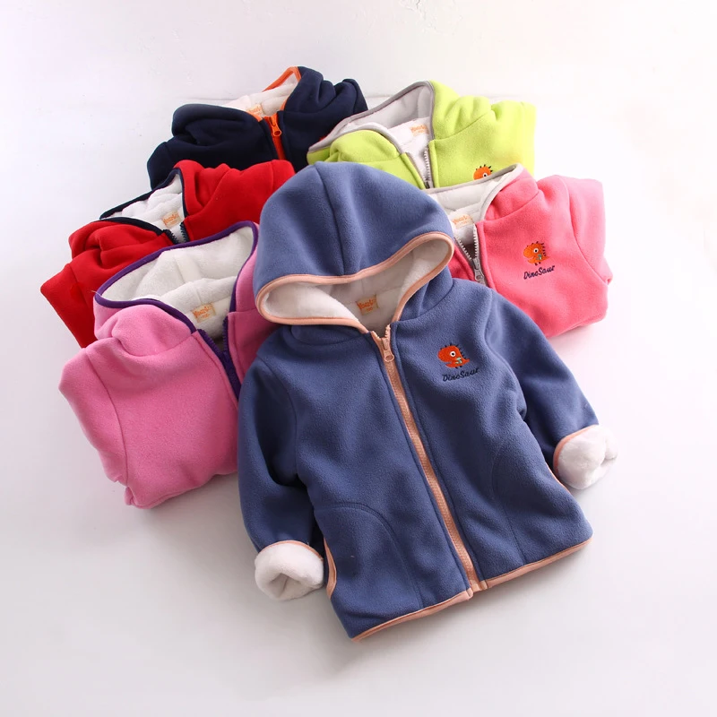 

Winter New Products Plus Velvet Thick Polar Fleece Children's Cotton Coat Cotton Pants Double Boys And Girls Cotton Clothing