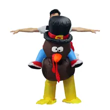 Надувная одежда на День Благодарения для жаркого индейки; забавная Униформа на Хэллоуин; костюм для танцевальной вечеринки; костюм для куклы; маскарадный костюм