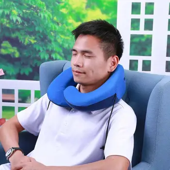 

U-Shaped Curve Memory Foam Neck Pillow Sleeping Neck Cervical Embracing Shoulder Pillow Health Care Massage Pillow