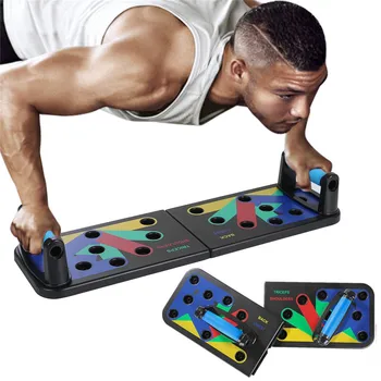 

Push up Board 12 in 1 Fitness Equipment for Home Muscle Body Abdominales Exercise Fodable Adjustable Push-up Stands Workout Gym