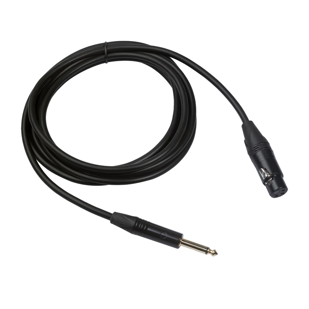 3 м одноканальный штекер для Cannon XLR Female 6,35 мм аудио кабель соединительный провод