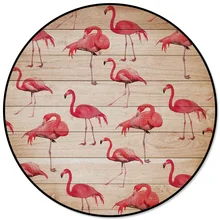 Скандинавский фламинго, деревенский круглый коврик, ковры для гостиной, декоративные коврики для детской комнаты, коврики для спальни, современные коврики