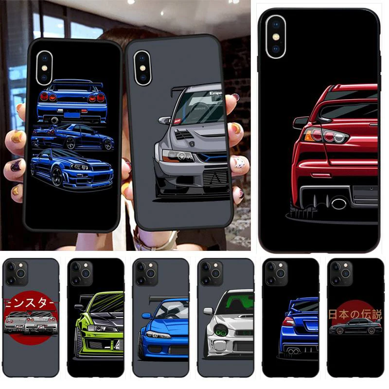 

HPCHCJHM Tokyo Racing car Newly Arrived Black Cell Phone Case for iPhone 11 pro XS MAX 8 7 6 6S Plus X 5S SE 2020 XR case