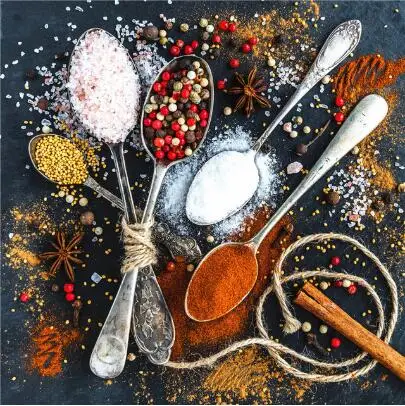 5D DIY алмазная живопись для кухни, приправа, вышивка крестиком, мозаика, алмазная вышивка, n украшение для дома, рождественский подарок CC1125 - Цвет: 1