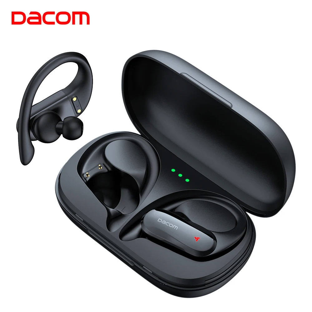 DACOM Athlete TWS Pro Bluetooth 5.0 Earphones Wireless HiFi Stereo Sport Bluetooth Headset for Xiaomi iPhone