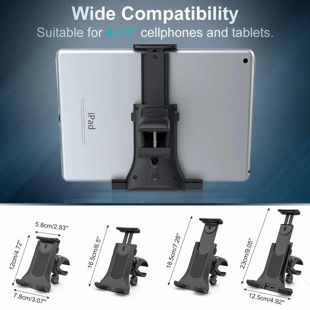 Tablet Holder Stand Mount for iPad Air Pro Bike Phone