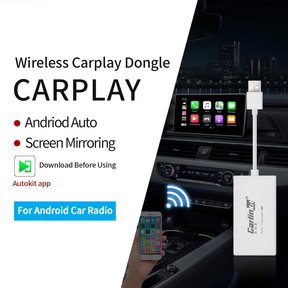 Carlinkit беспроводной Apple Carplay Smart Link CarPlay донгл для Android автомобильное радио Авто