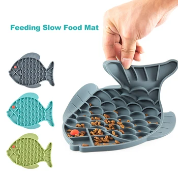 

Silicone Folding Pet Dog Feeding Food Bowl Dog Feeding Lick Pad Dog Slow Feeder Small Dogs Cats Drinking Dish Feeder