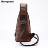 Men's Crossbody Bags Men's USB Chest Bag Designer Messenger bag Leather Shoulder Bags Diagonal Package 2022 new Back Pack Travel ► Photo 3/6