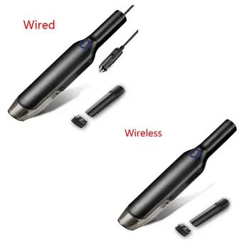 

Handheld Wireless Vacuum Powerful Cyclone Suction Rechargeable Car Vacuum Cleaner Wet/Dry Auto Portable for Car Home Pet