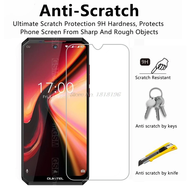 2 шт для OUKITEL K13 Pro, закаленное стекло 9H 2.5D, защитная Пленка премиум класса для OUKITEL K13, профессиональная защитная пленка 6,41 дюйма