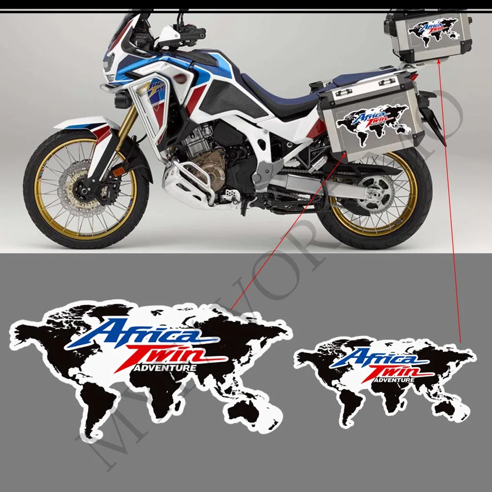 Africa Twin Protection Side Tank Pad For Honda CRF1100 CRF 1100 L Adventure ADV Visor Set Stickers Decal Kit 2019 2020 2021